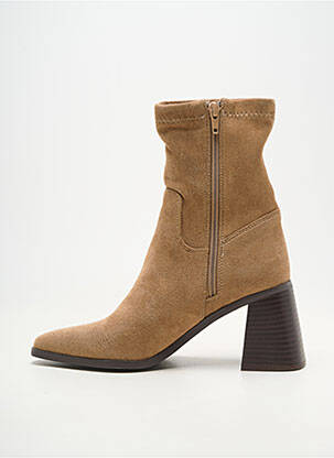 Bottines/boots bout pointu talon de 7 à 9cm marron VANESSA WU femme