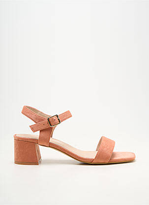 Sandales/nu pieds fermeture boucle(s) talon de 4 à 6cm orange VANESSA WU femme
