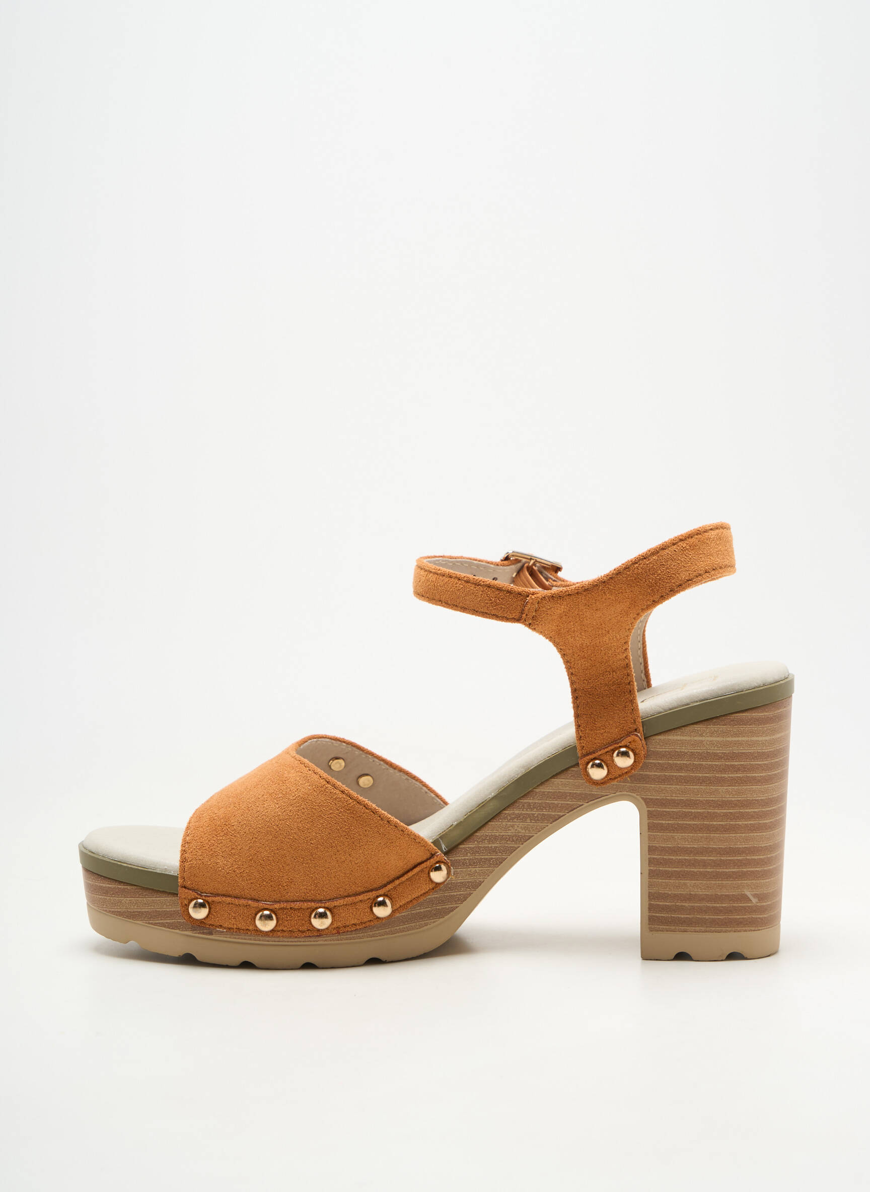 Sandales/nu pieds fermeture boucle(s) talon de 7 à 9cm orange LPB LES PETITES BOMBES  femme