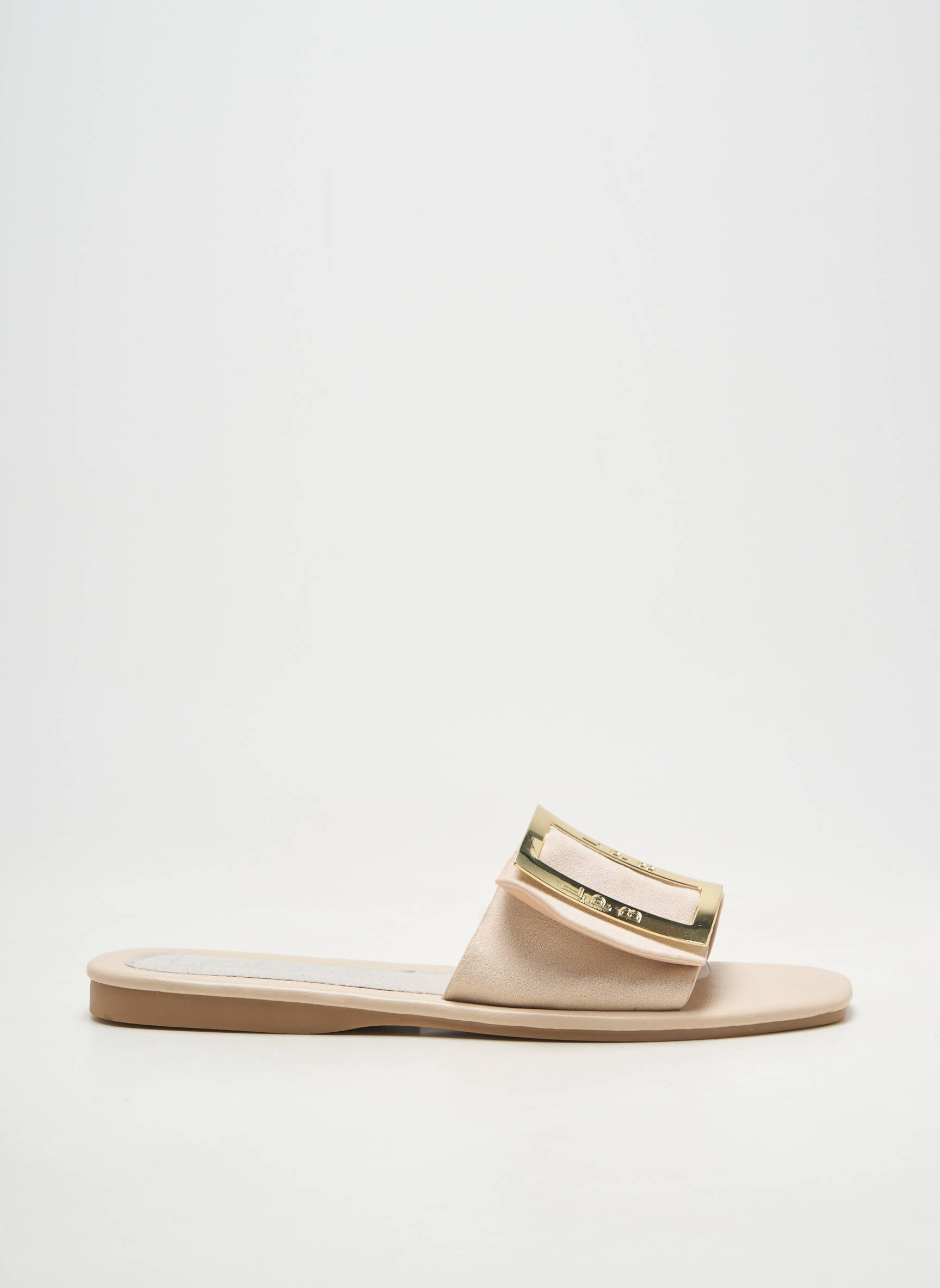 Mules/sabots chiquet talon plat jusqu'à 3cm beige LPB LES PETITES BOMBES  femme