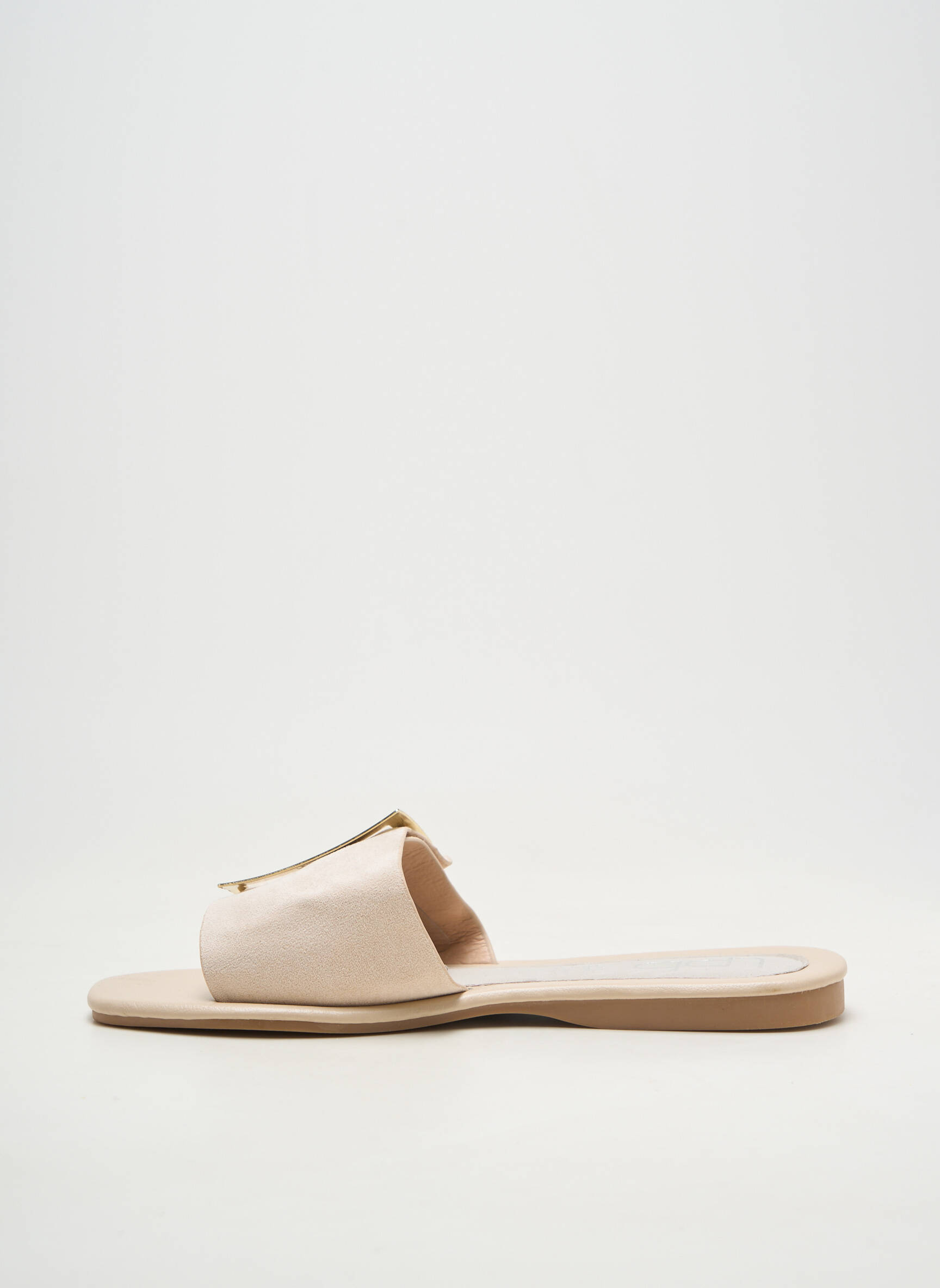 Mules/sabots chiquet talon plat jusqu'à 3cm beige LPB LES PETITES BOMBES  femme