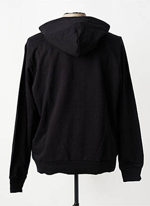 Sweat-shirt à capuche tissage jersey manches longues noir DIESEL homme