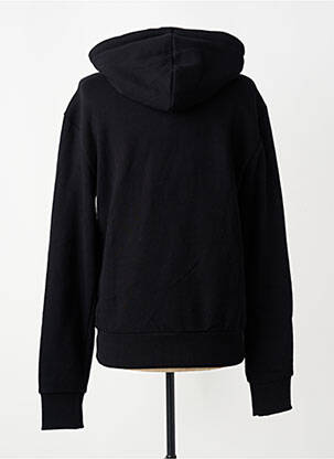 Sweat-shirt à capuche tissage jersey manches longues noir SUPERDRY homme