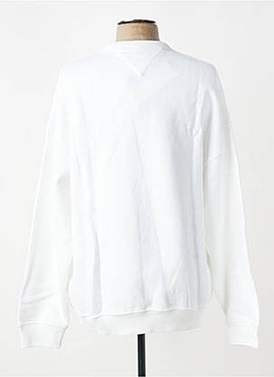 Sweat-shirt stretch manches longues blanc TOMMY HILFIGER homme