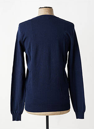Pull col v manches longues bleu DIESEL homme