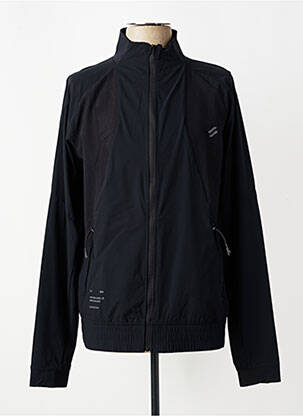 Veste casual resserrée sur le bas noir SUPERDRY homme