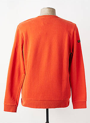 Sweat-shirt stretch manches longues orange SUPERDRY homme