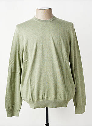 Pull stretch manches longues vert FACONNABLE homme