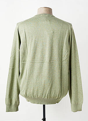 Pull stretch manches longues vert FACONNABLE homme