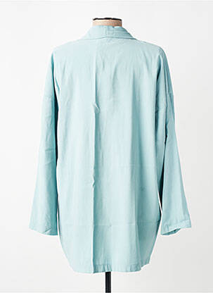 Veste casual coupe droite bleu LA FEE MARABOUTEE femme