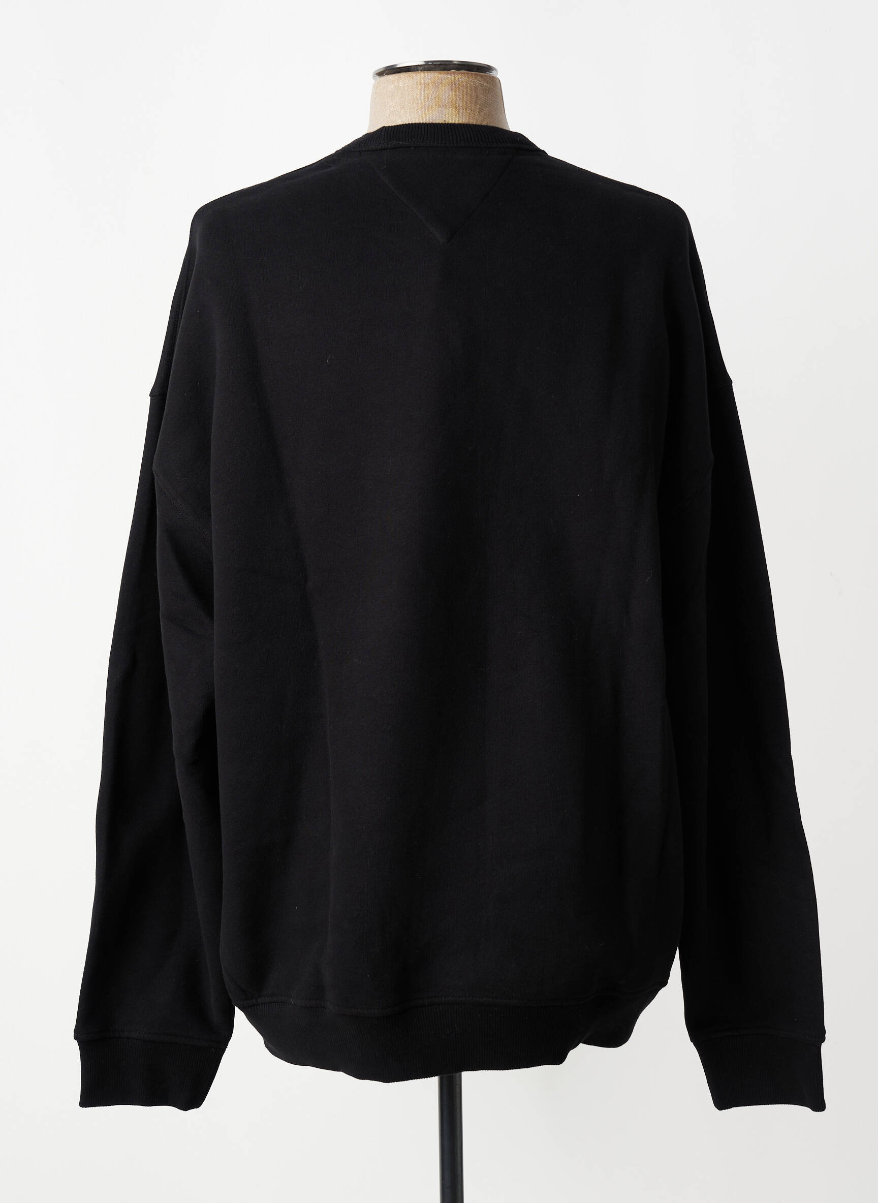 Sweat-shirt stretch manches longues noir TOMMY HILFIGER homme