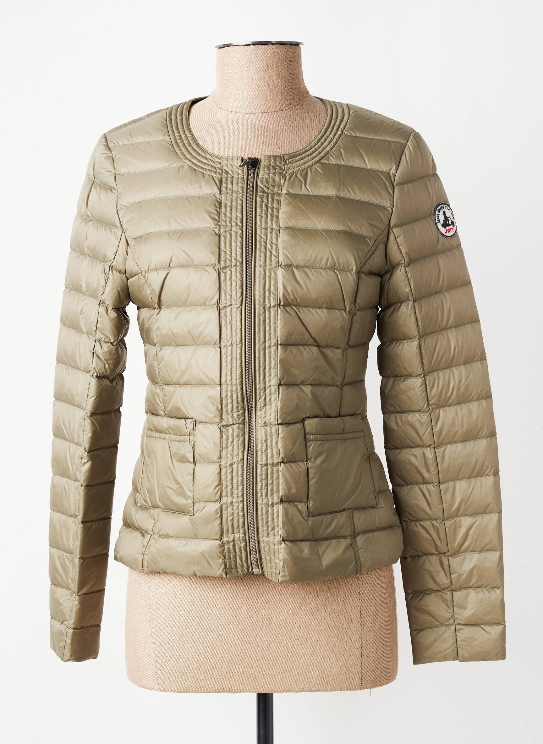 Doudoune poches sans capuche vert JOTT (JUST OVER THE TOP) femme