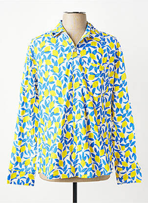 Chemise manches longues imprimé fantaisie bleu SINOE BY BAMBOO'S homme