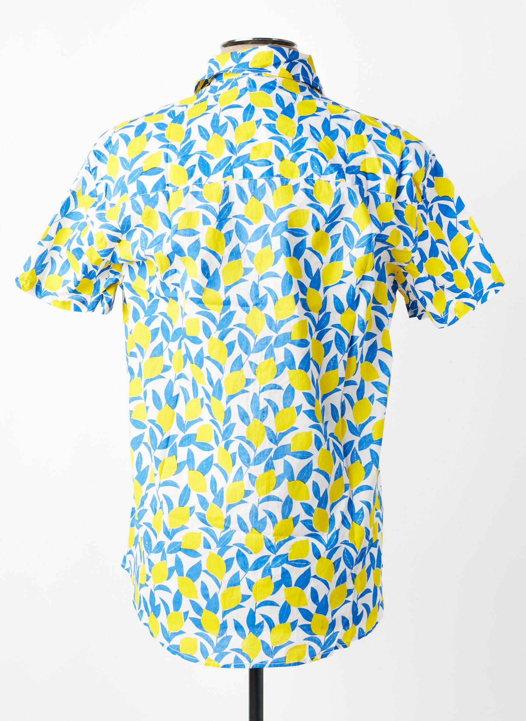 Chemise manches courtes imprimé fantaisie bleu SINOE BY BAMBOO'S homme
