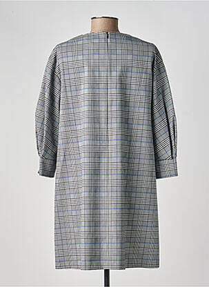 Robe courte manches 3/4 manches 3/4 gris TOMMY HILFIGER femme
