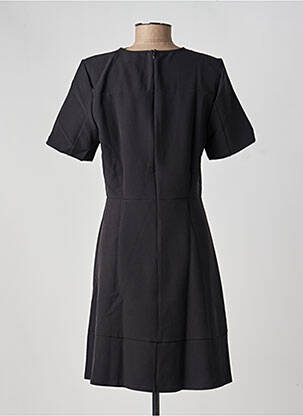 Robe courte fermeture zippée au dos manches courtes noir TOMMY HILFIGER femme