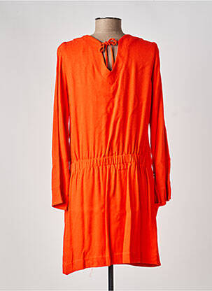 Robe courte manches longues manches longues orange MADO ET LES AUTRES femme