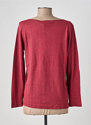 Pull tissage chiné manches longues rouge ZAPA femme