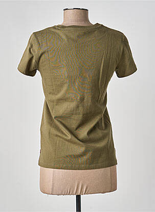 T-shirt sérigraphie floquée manches courtes vert LEVI'S femme