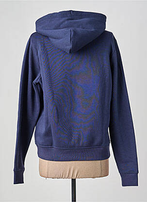 Sweat-shirt à capuche broderie manches longues bleu TOMMY HILFIGER femme