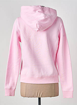 Sweat-shirt à capuche broderie manches longues rose TOMMY HILFIGER femme