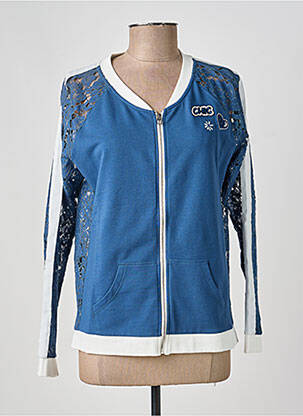 Veste casual poches bleu ANANKE femme