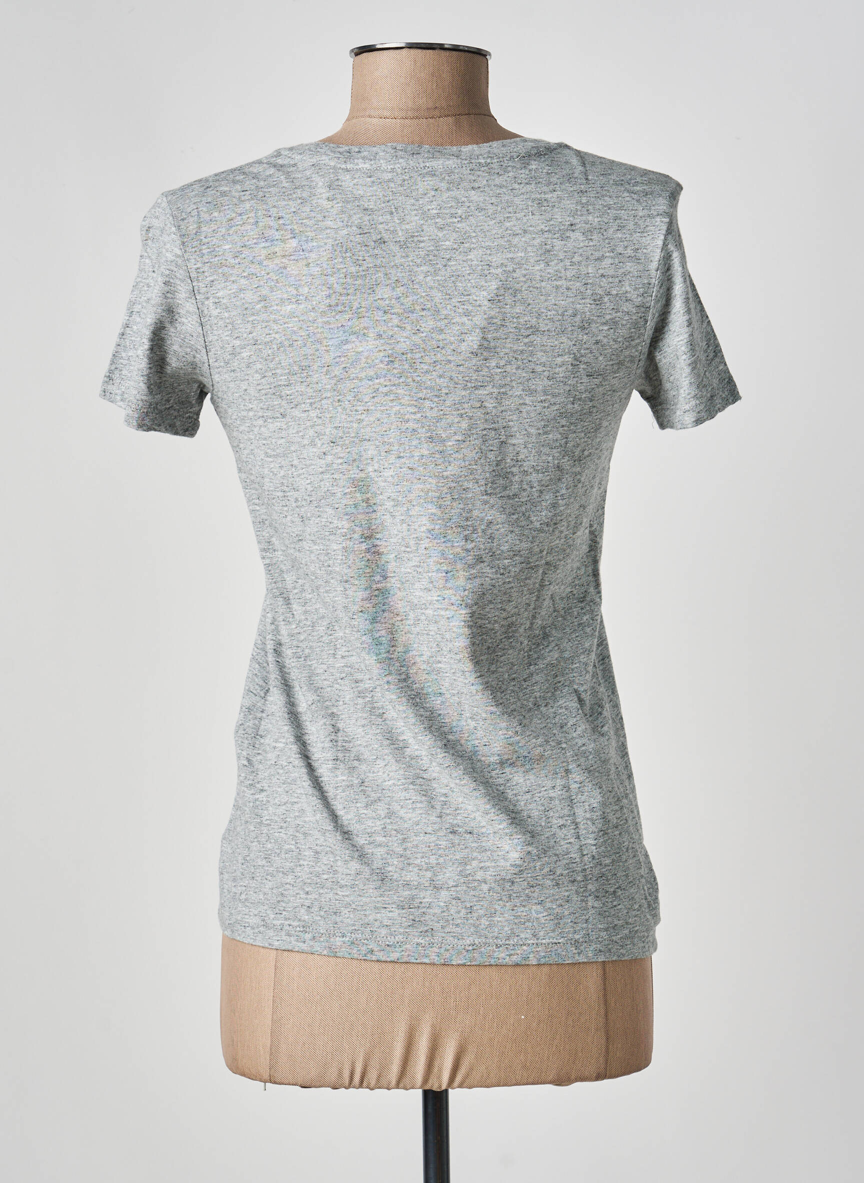 T-shirt sérigraphie manches courtes gris LEVI'S femme