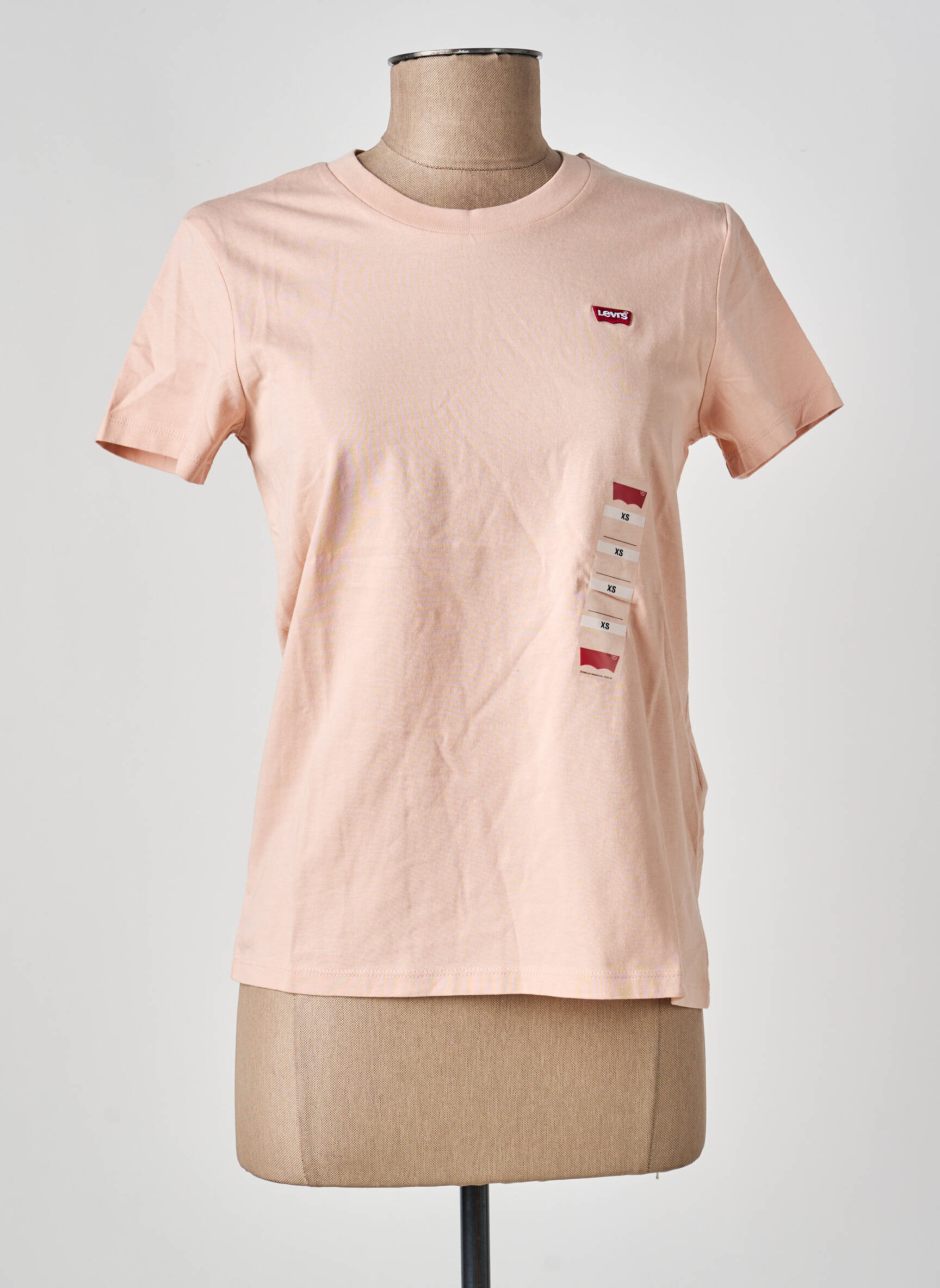 T-shirt stretch manches courtes rose LEVI'S femme