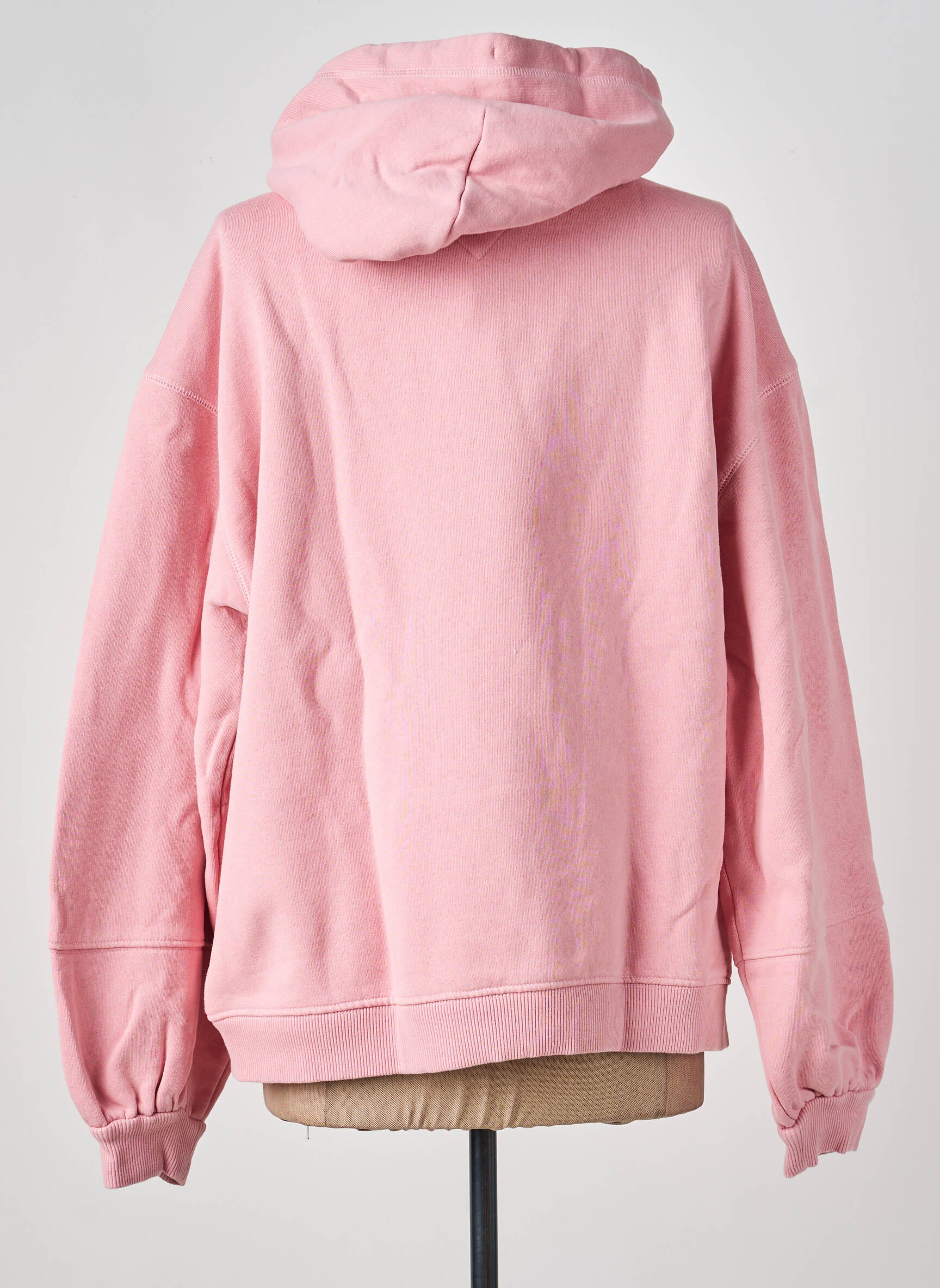 Sweat-shirt à capuche broderie manches longues rose TOMMY HILFIGER femme