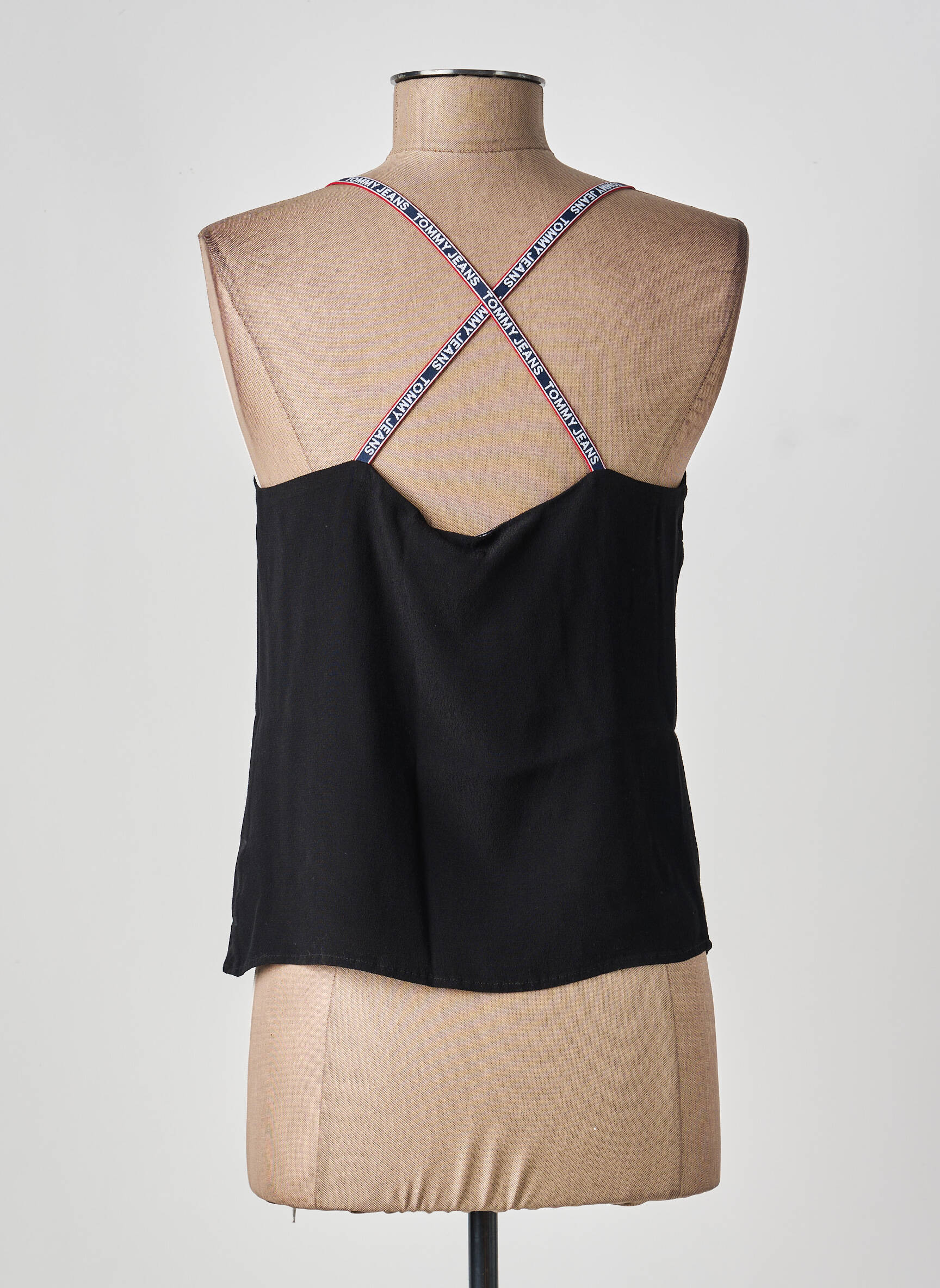 Top stretch fines bretelles noir TOMMY HILFIGER femme