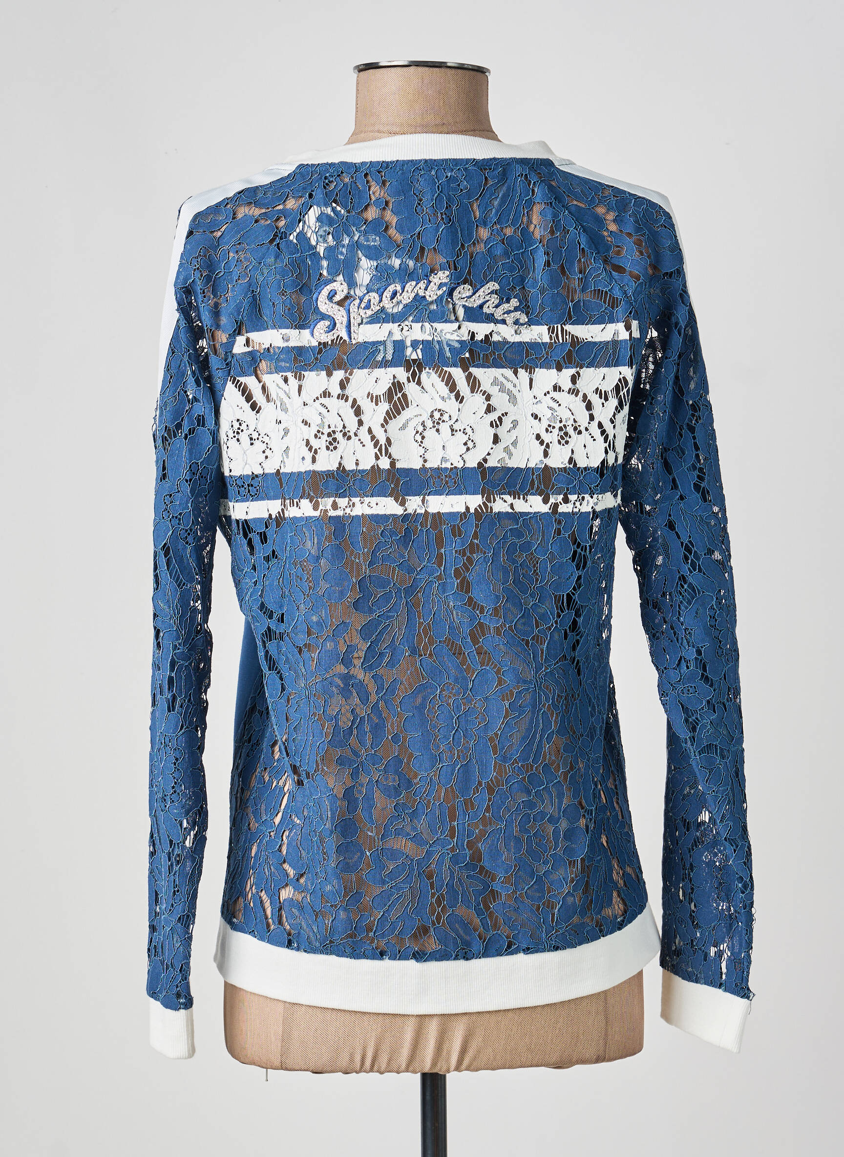 Veste casual poches bleu ANANKE femme
