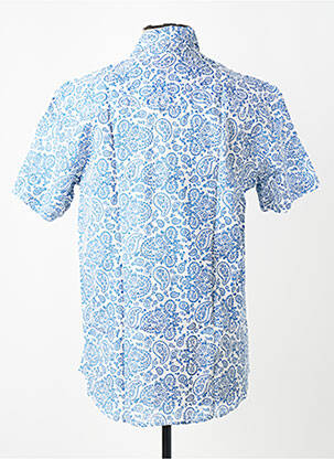 Chemise manches courtes imprimé fantaisie bleu SINOE BY BAMBOO'S homme