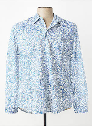 Chemise manches longues imprimé fantaisie blanc SINOE BY BAMBOO'S homme