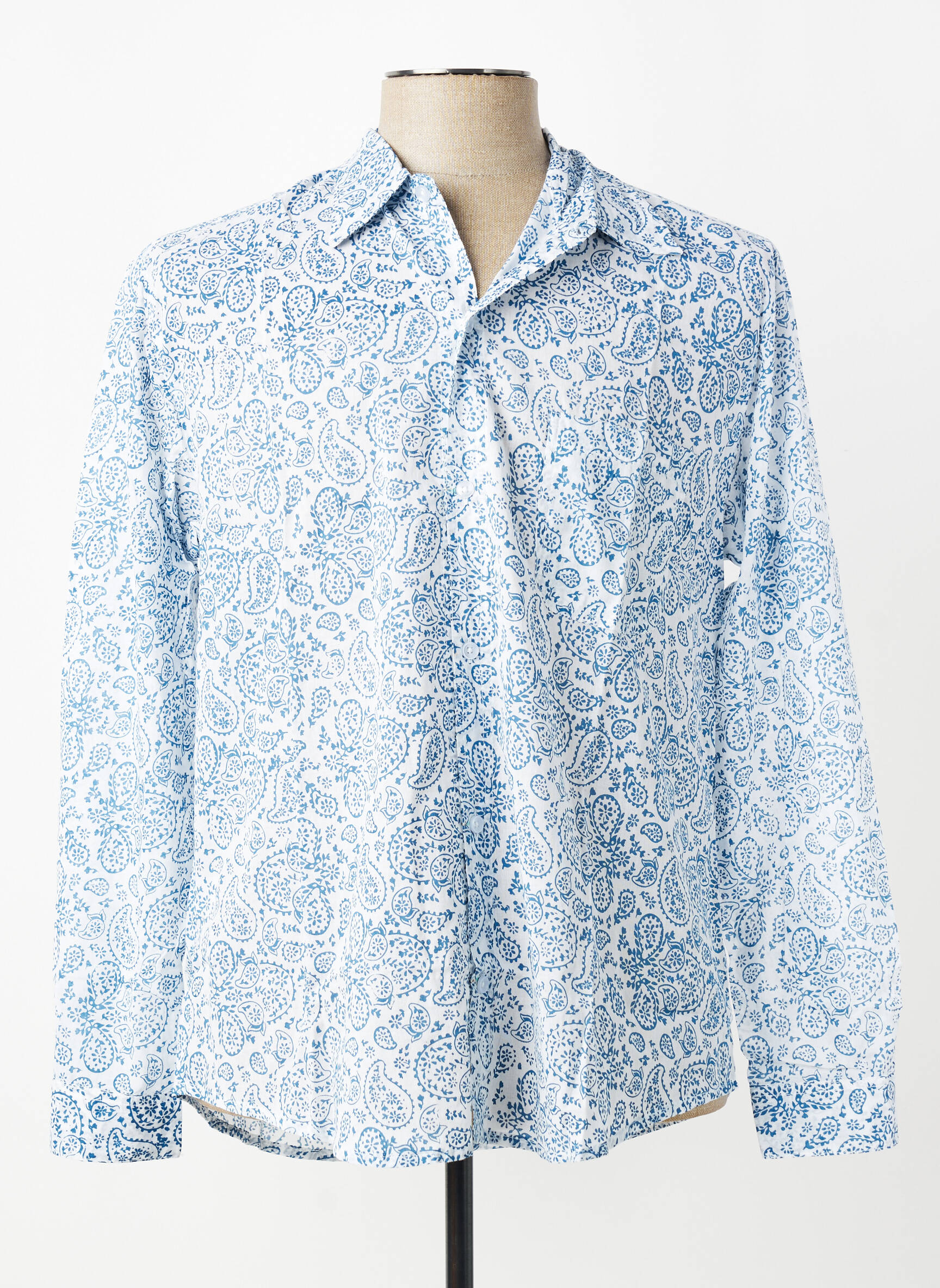 Chemise manches longues imprimé fantaisie blanc SINOE BY BAMBOO'S homme