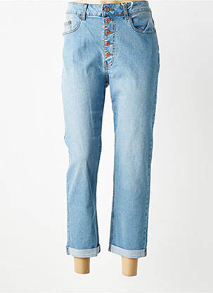 Jeans coupe droite stretch taille normale bleu MUSE femme