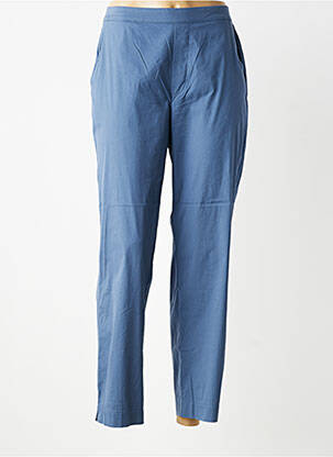 Pantalon droit stretch taille normale bleu ESE O ESE femme