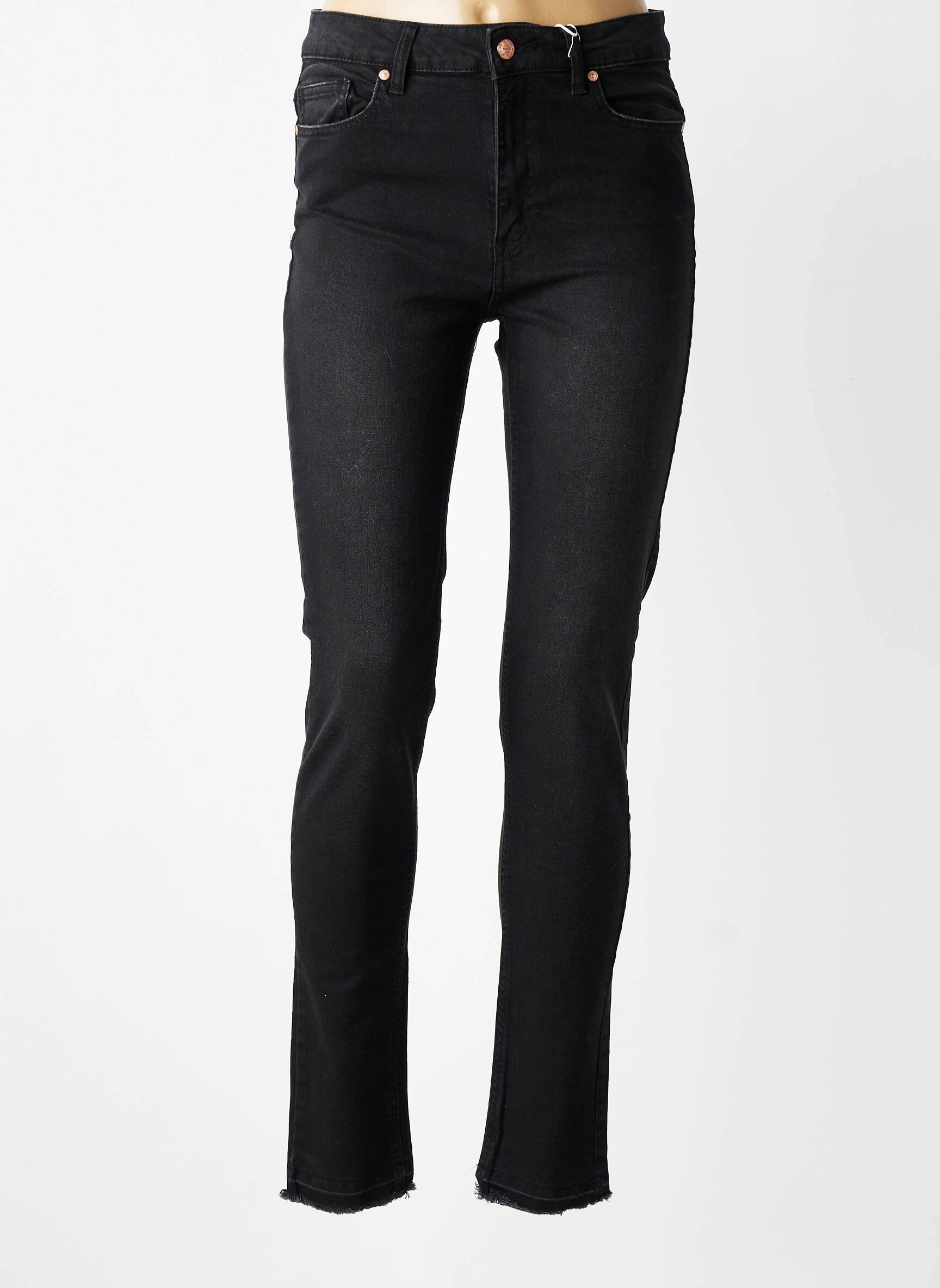 Jeans coupe slim stretch taille normale noir MUSE femme