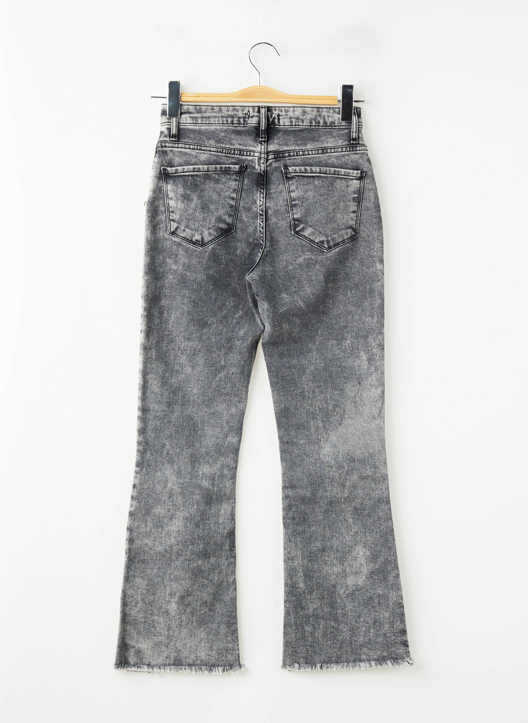Jeans bootcut taille normale taille normale gris IMPREVU femme
