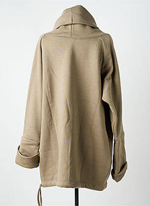 Sweat-shirt stretch manches longues vert VIRGINIE DARLING femme