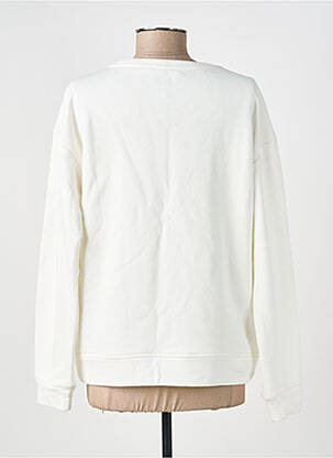 Sweat-shirt stretch manches longues beige VIRGINIE DARLING femme