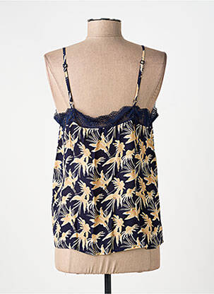 Top manches bretelles ajustables fines bretelles bleu POM AMSTERDAM femme