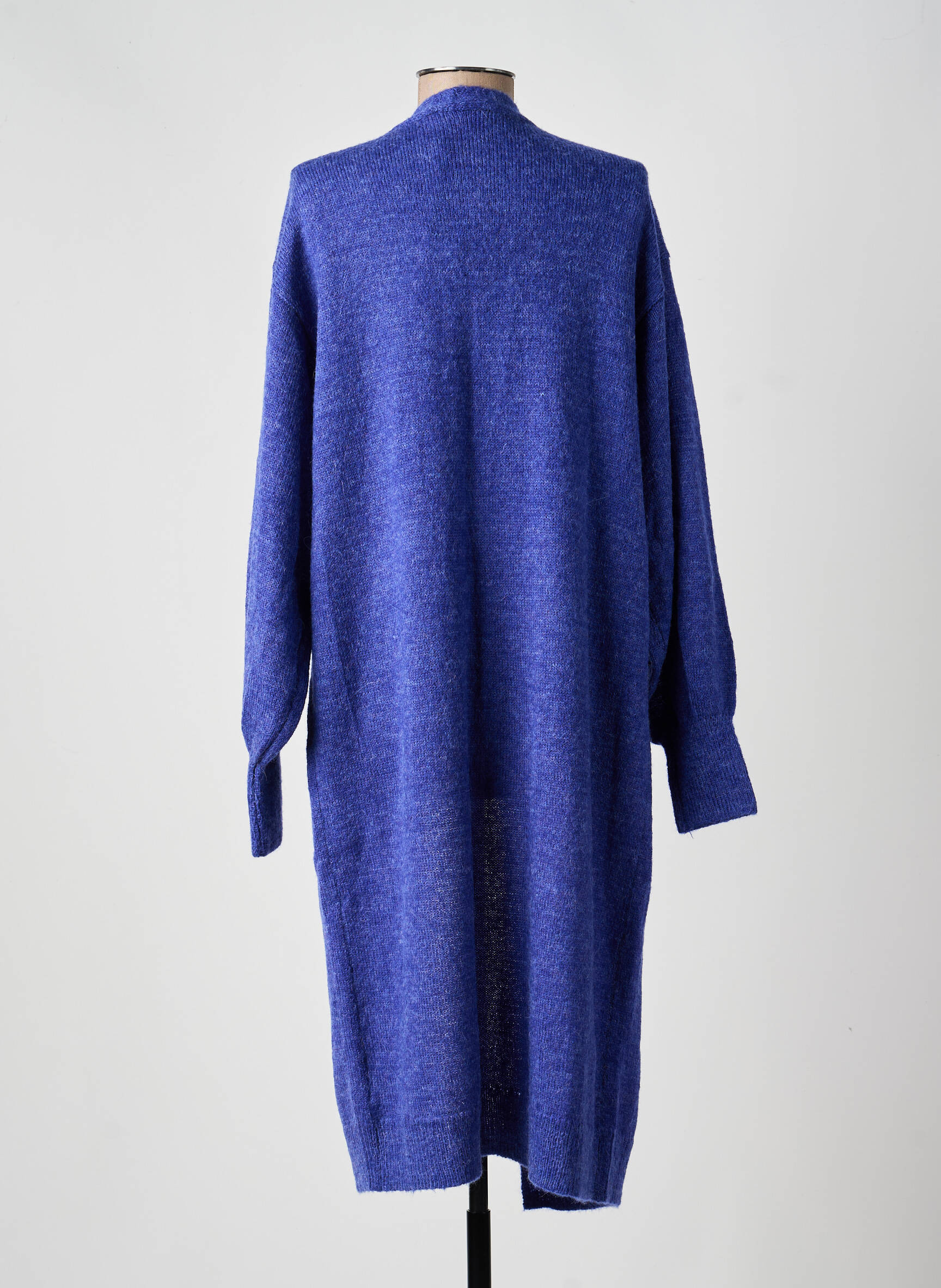 Gilet manches longues stretch bleu ORFEO femme
