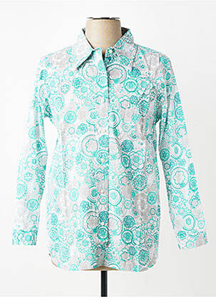 Chemise manches longues imprimé fantaisie vert BAMBOO'S homme