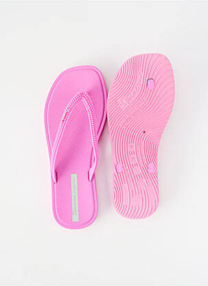 Tongs talon plat jusqu'à 3cm rose IPANEMA femme