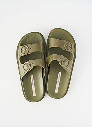 Mules/sabots talon plat jusqu'à 3cm vert IPANEMA femme