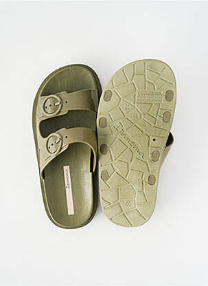 Mules/sabots talon plat jusqu'à 3cm vert IPANEMA femme