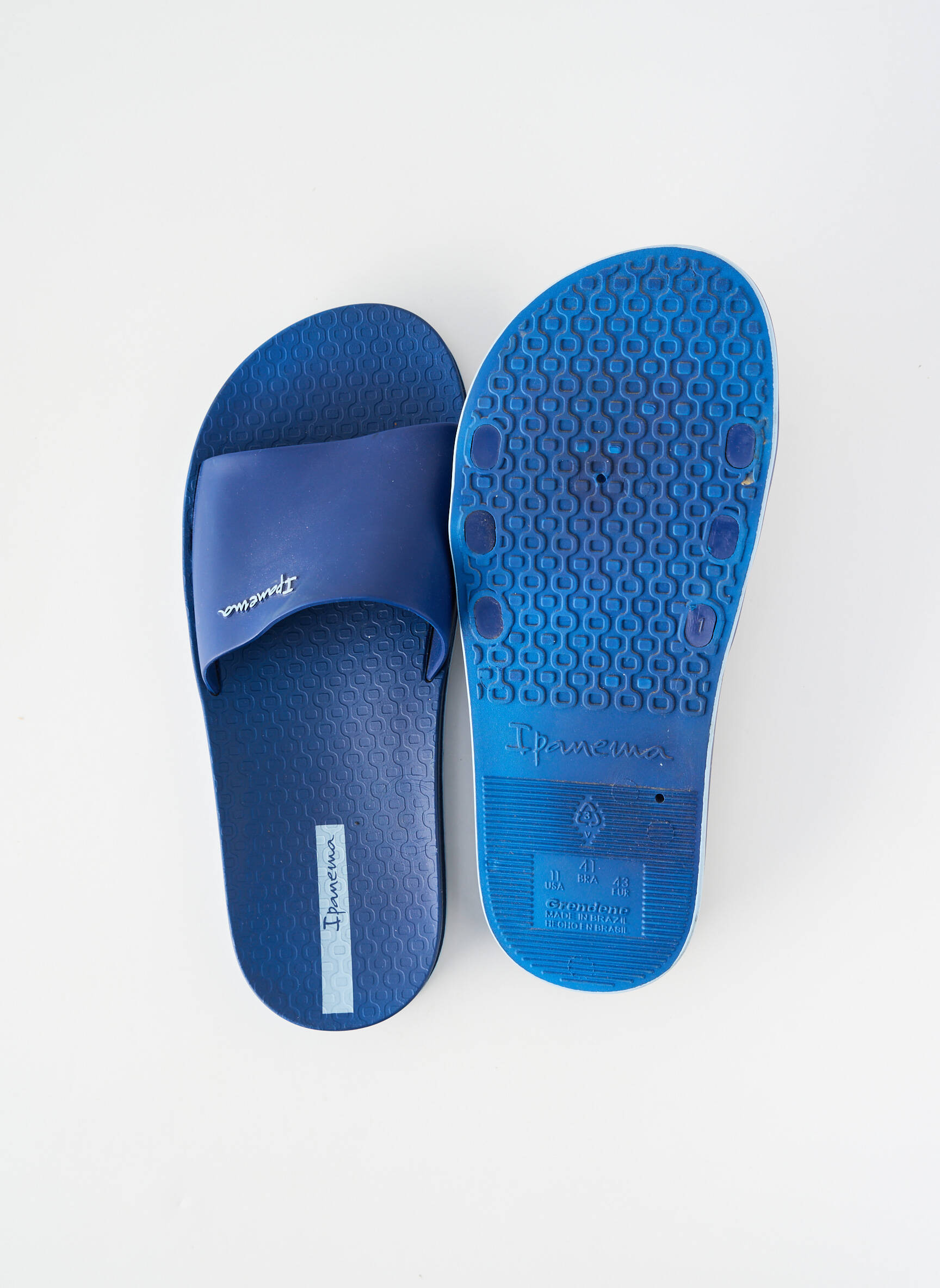Mules/sabots bout rond bout rond bleu IPANEMA homme
