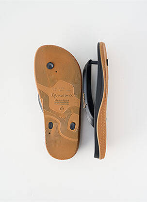 Tongs bout rond noir IPANEMA homme
