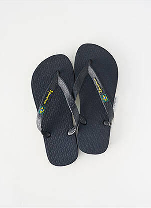 Tongs bout rond noir IPANEMA homme