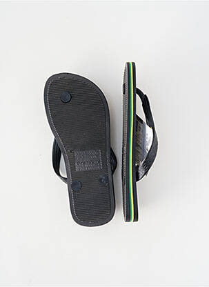 Tongs bout rond noir IPANEMA homme
